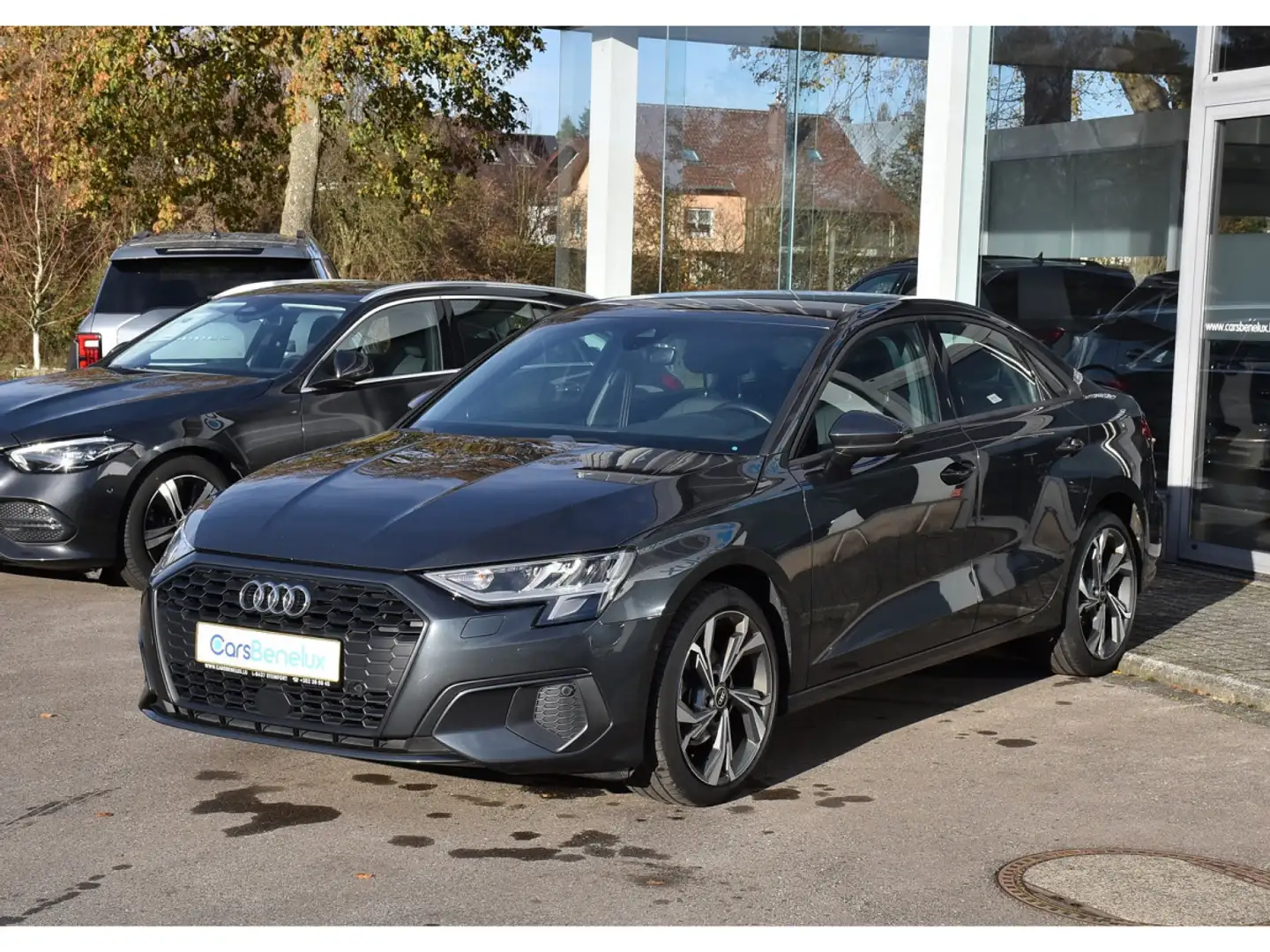 Audi A3 Limousine 35 TDI S-Tronic CUIR GPS PARK 1° MAIN Grijs - 2