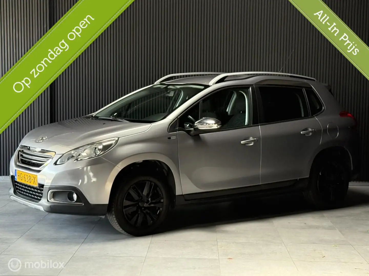 Peugeot 2008 1.2 PureTech Blue Executive|NAVI|CRUISE|NAP| Grijs - 1