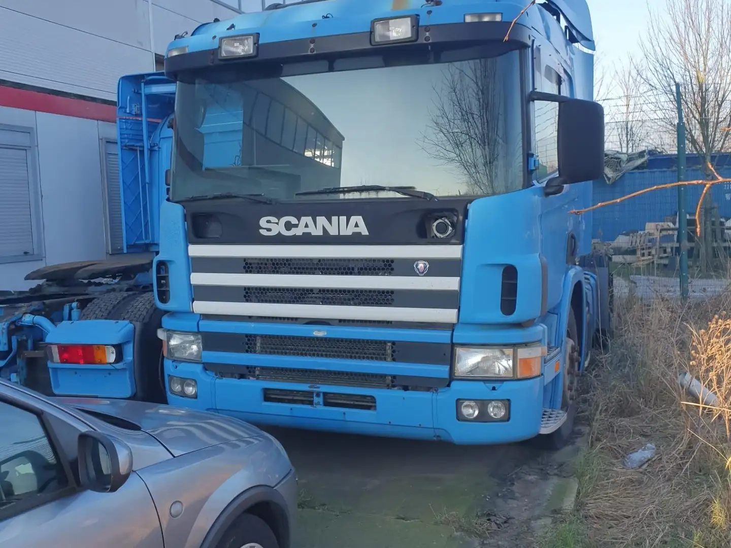 Trucks-Lkw Scania p124 Bleu - 1