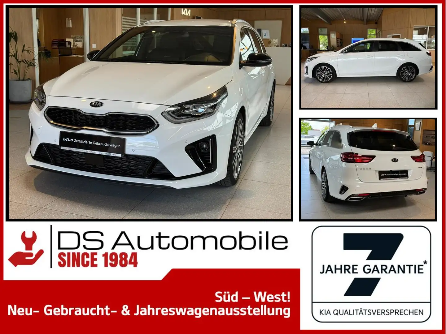 Kia Ceed SW / cee'd SW cee´d Sportswagon 1.4T GT-Line DCT7 NAV+TECH+LED Blanc - 1