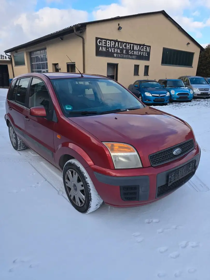 Ford Fusion 1,6 16V / Klima / Tüv 01-2026 Rot - 2