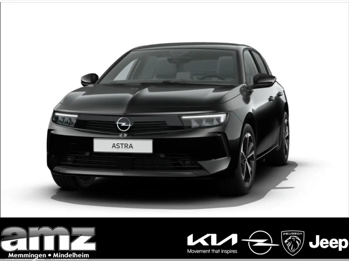 Opel Astra Edition 1.2 Turbo Schwarz - 1