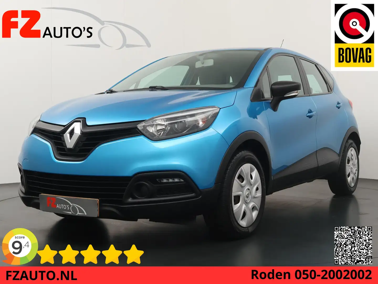 Renault Captur 0.9 90pk TCe Authentique - Airconditioning - Cruis Bleu - 1