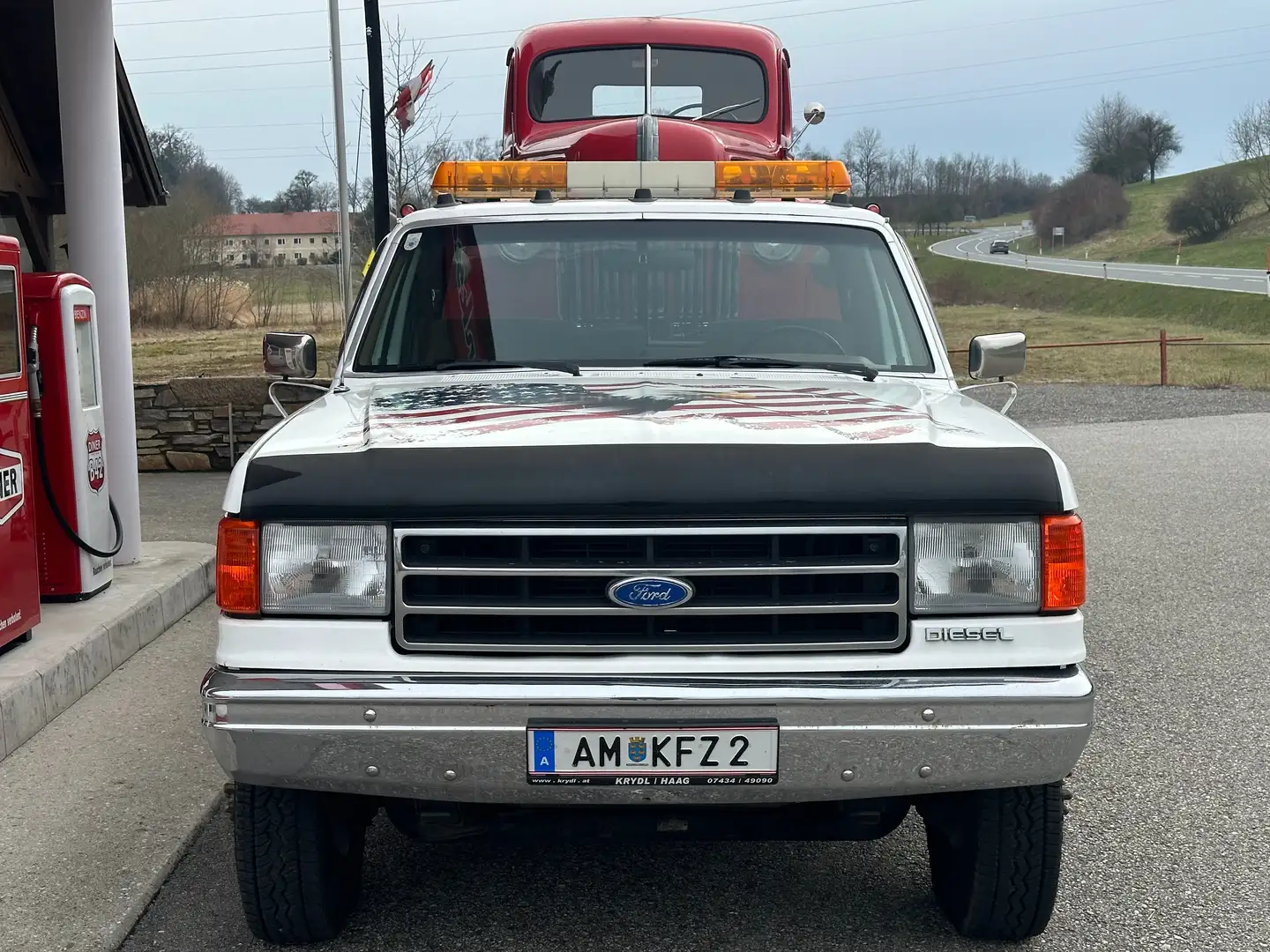 Ford Ford F 450 Super Duty 6,6 t. 7,3 lt.- TD Weiß - 2