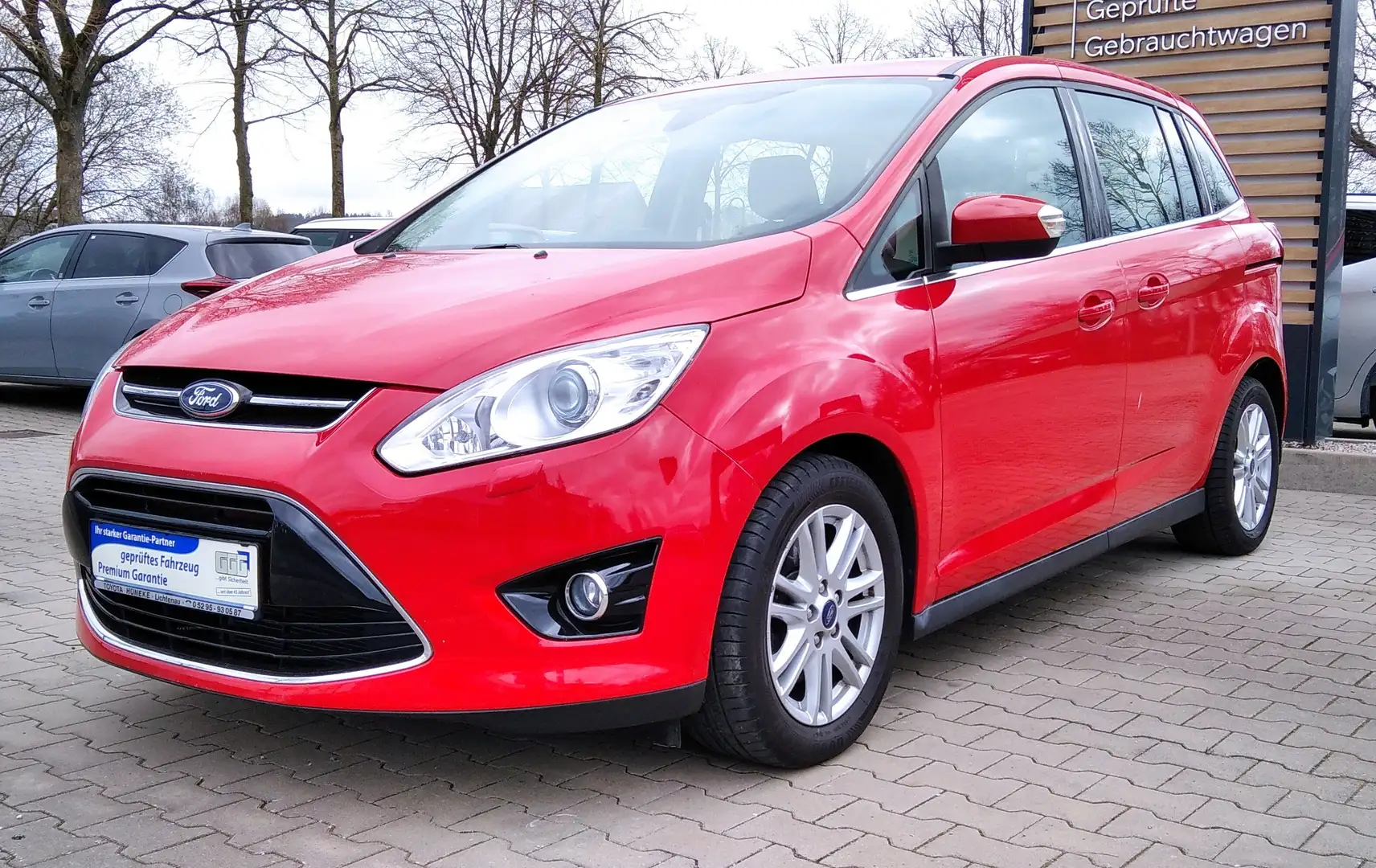 Ford Grand C-Max Titanium *Xenon-Scheinwerfer*Klimaautomatik* Rot - 1