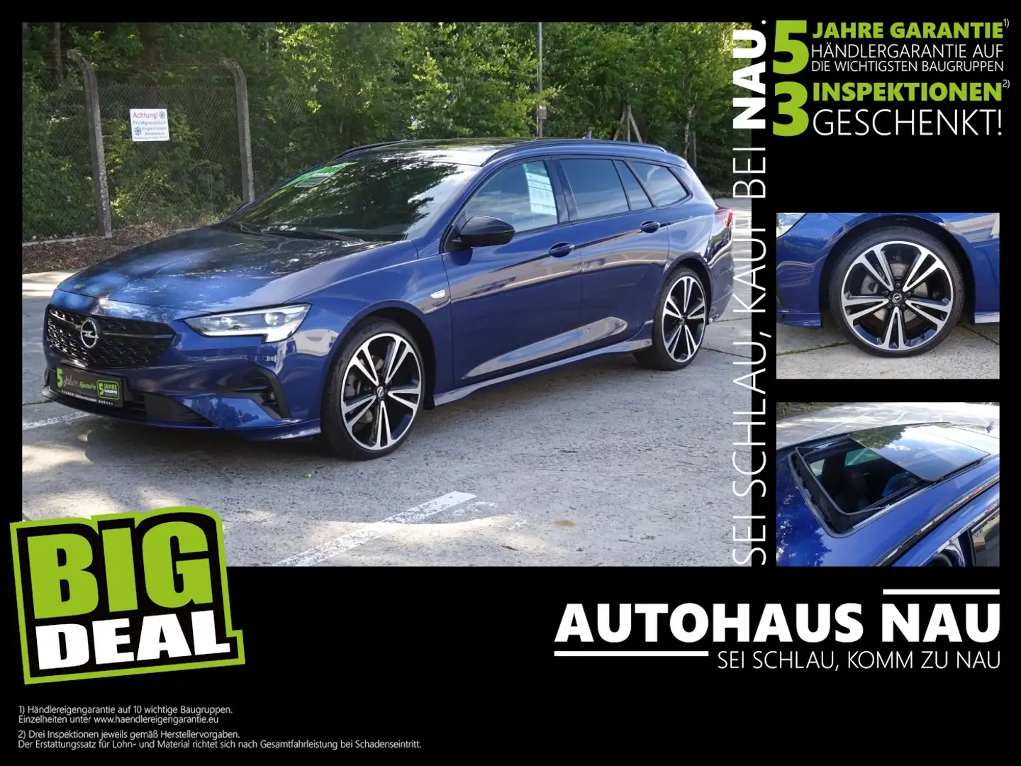 Opel Insignia ST Ultimate 2.0 AHK und Schiebedach! Bleu - 1