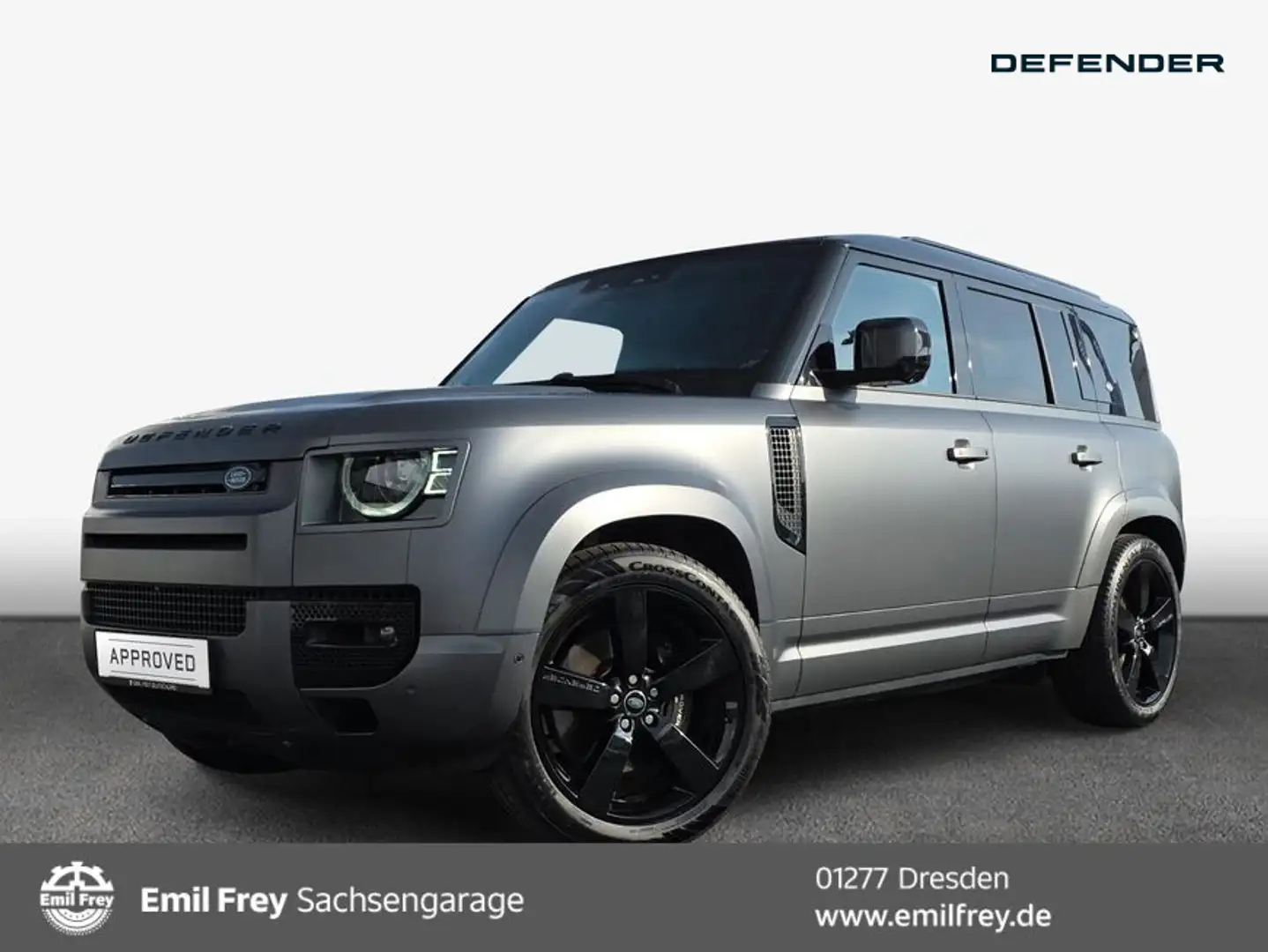 Land Rover Defender 110 P525 V8 Schwarz - 1
