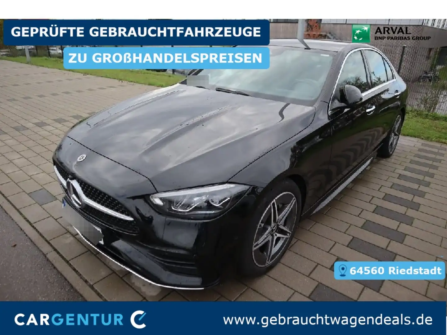 Mercedes-Benz C 200 d AMG Line SpoSi BLIS El.Heckkl. Key LED Noir - 1