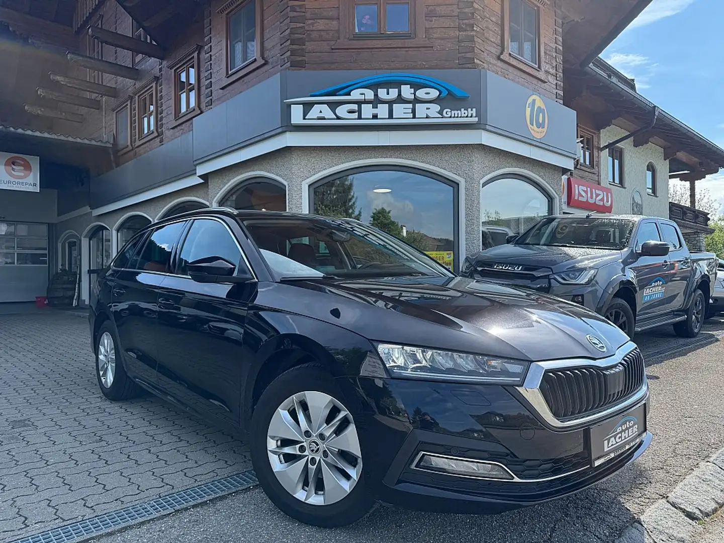 Skoda Octavia Combi 2,0 TDI Style DSG Grijs - 1