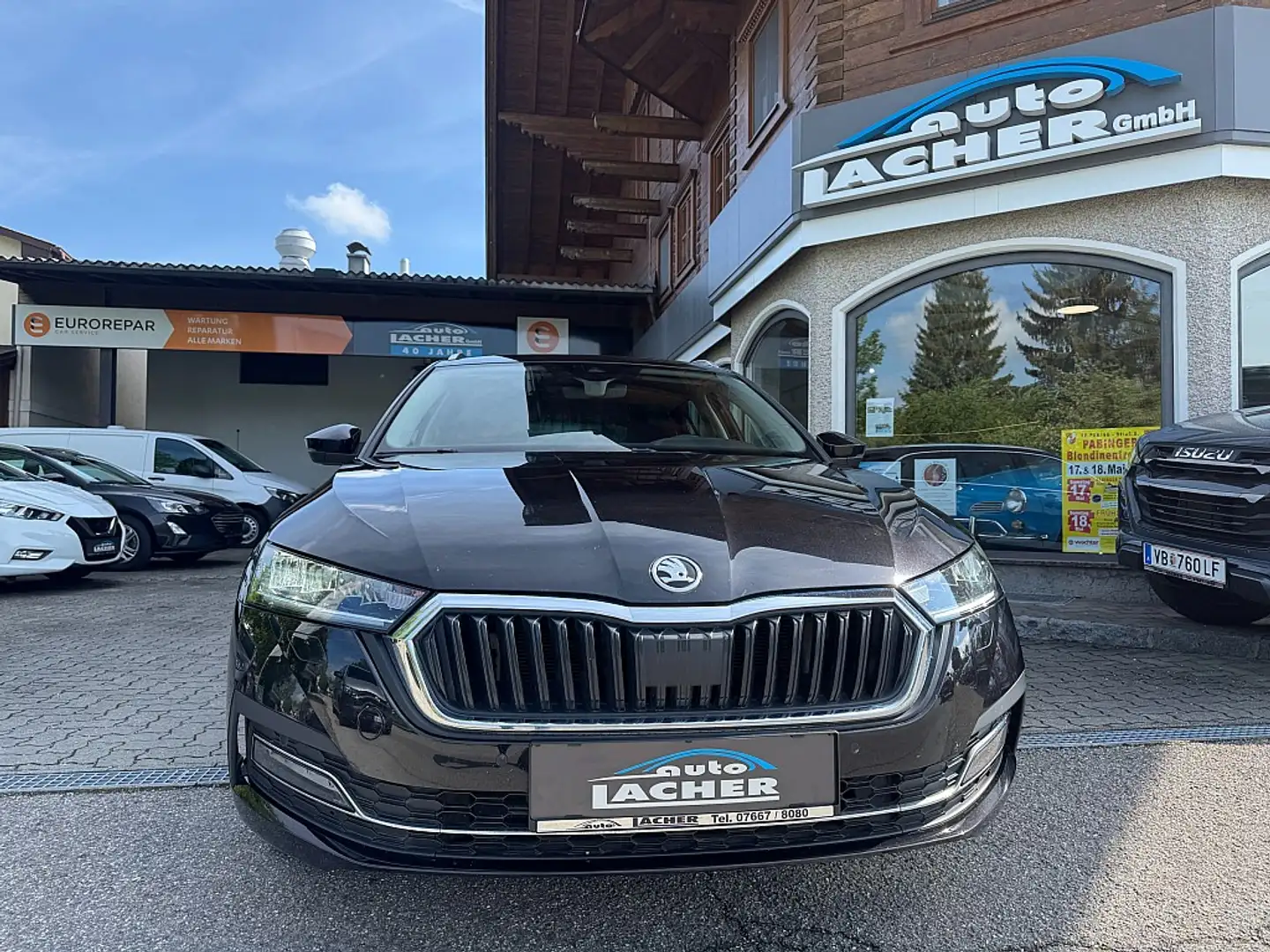 Skoda Octavia Combi 2,0 TDI Style DSG Grijs - 2