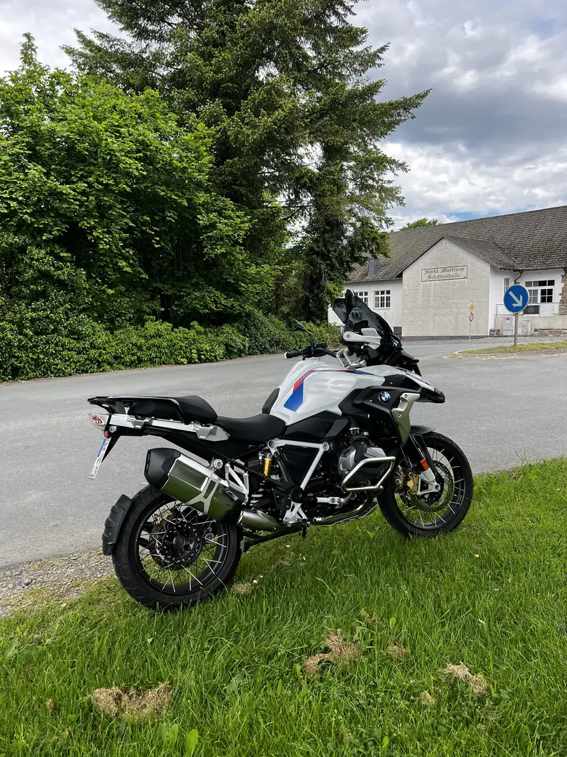 BMW R 1250 GS Rallye + Dynamic Pakete, Koffer & Navi Blanc - 2
