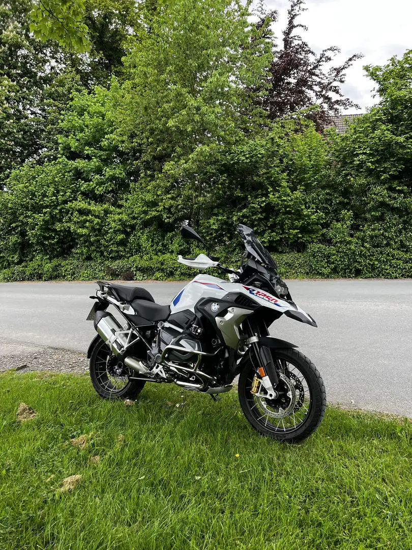 BMW R 1250 GS Rallye + Dynamic Pakete, Koffer & Navi Blanc - 1