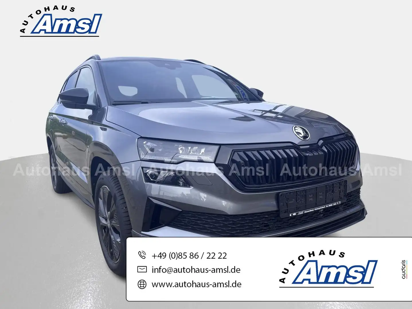 Skoda Karoq 2.0 TSI DSG Sportline 4x4*AHK*5JGar*Matrix Grau - 1