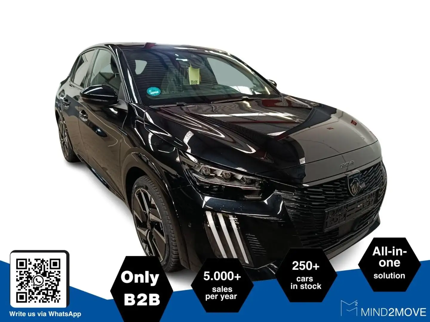 Peugeot 208 (e-) GT Schwarz - 1
