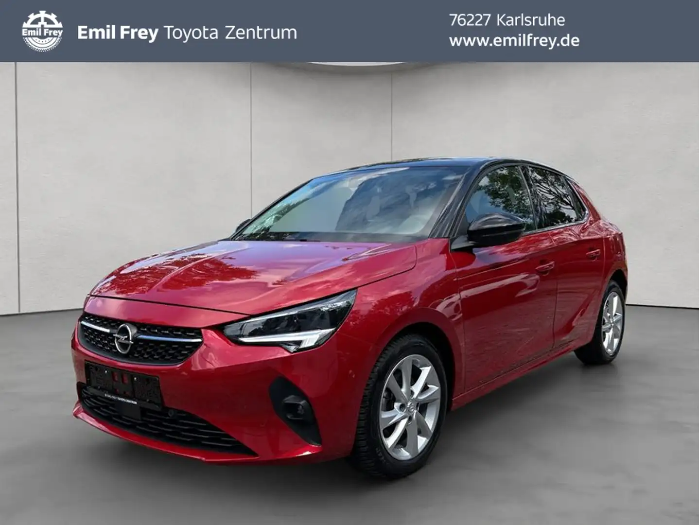 Opel Corsa 1.2 Automatik Elegance, Carplay, Klima Rojo - 1