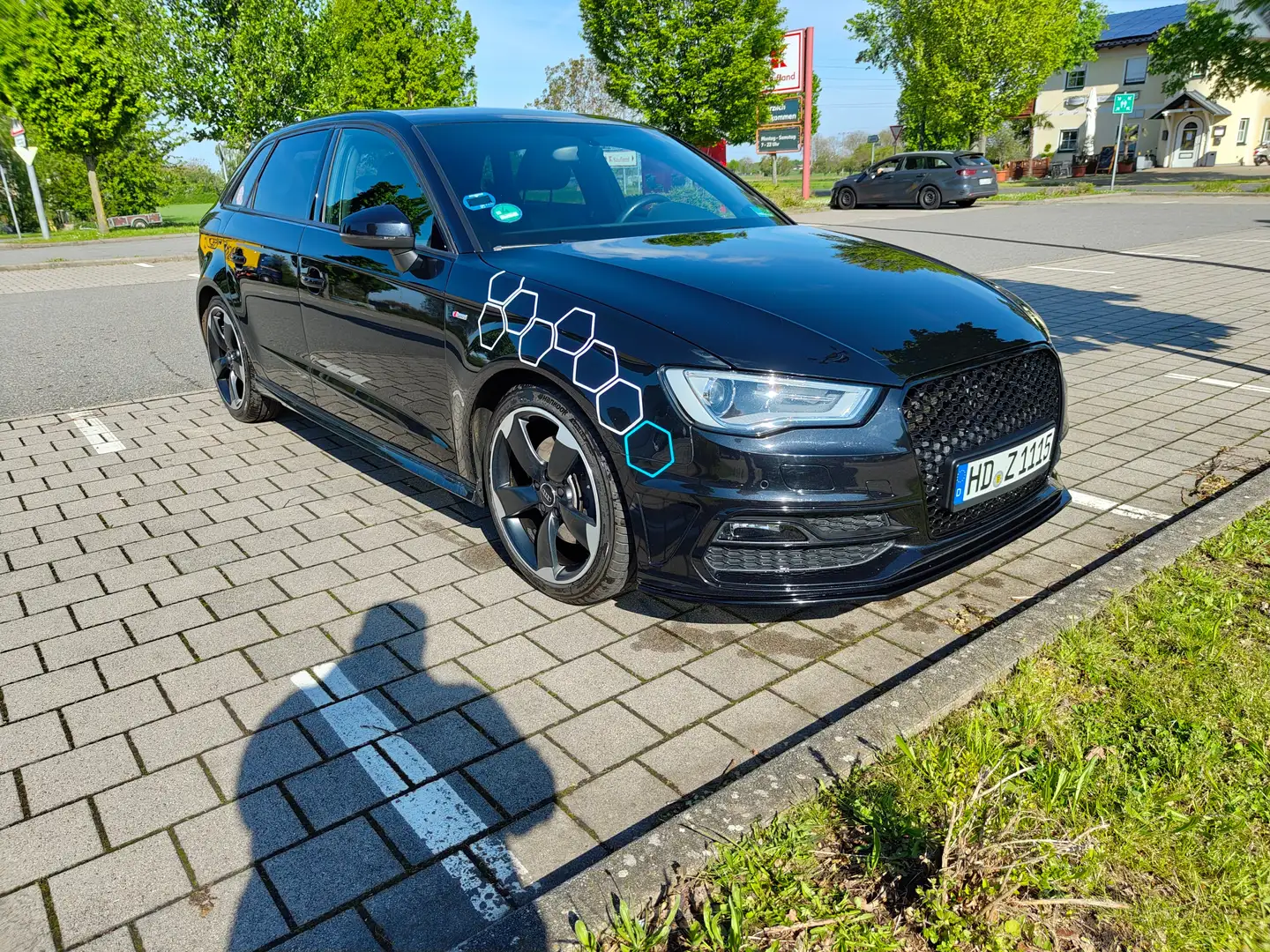 Audi A3 S line Sportback Schwarz - 2