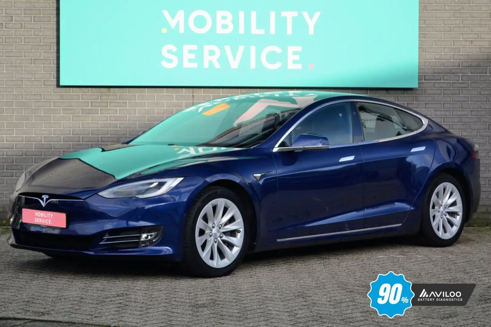 Tesla Model S 75D 4WD Bleu - 1