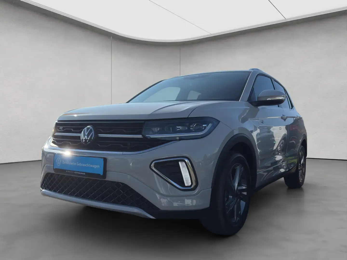 Volkswagen T-Cross R-Line 1.0l TSI DSG ACC NAVI SHZ KLIMA L Grau - 2