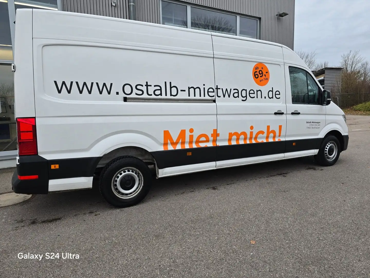 Volkswagen Crafter L3 H 3,Kamera ,Navi nur mit APP Weiß - 1