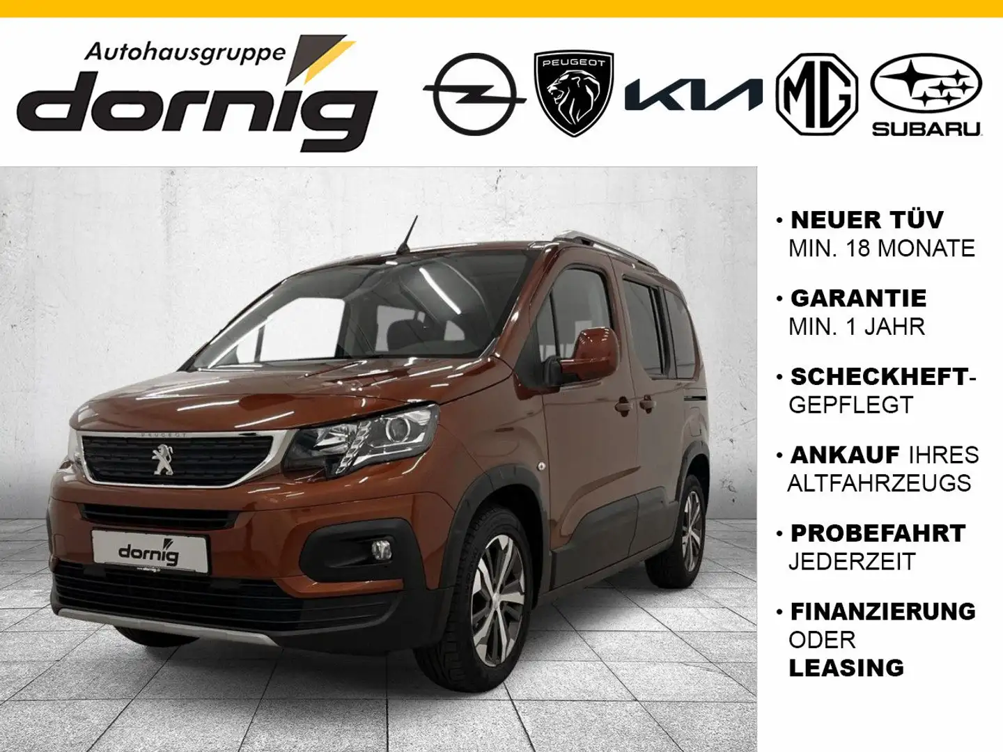 Peugeot Rifter L1 Allure BlueHDi 130,Navi Braun - 1