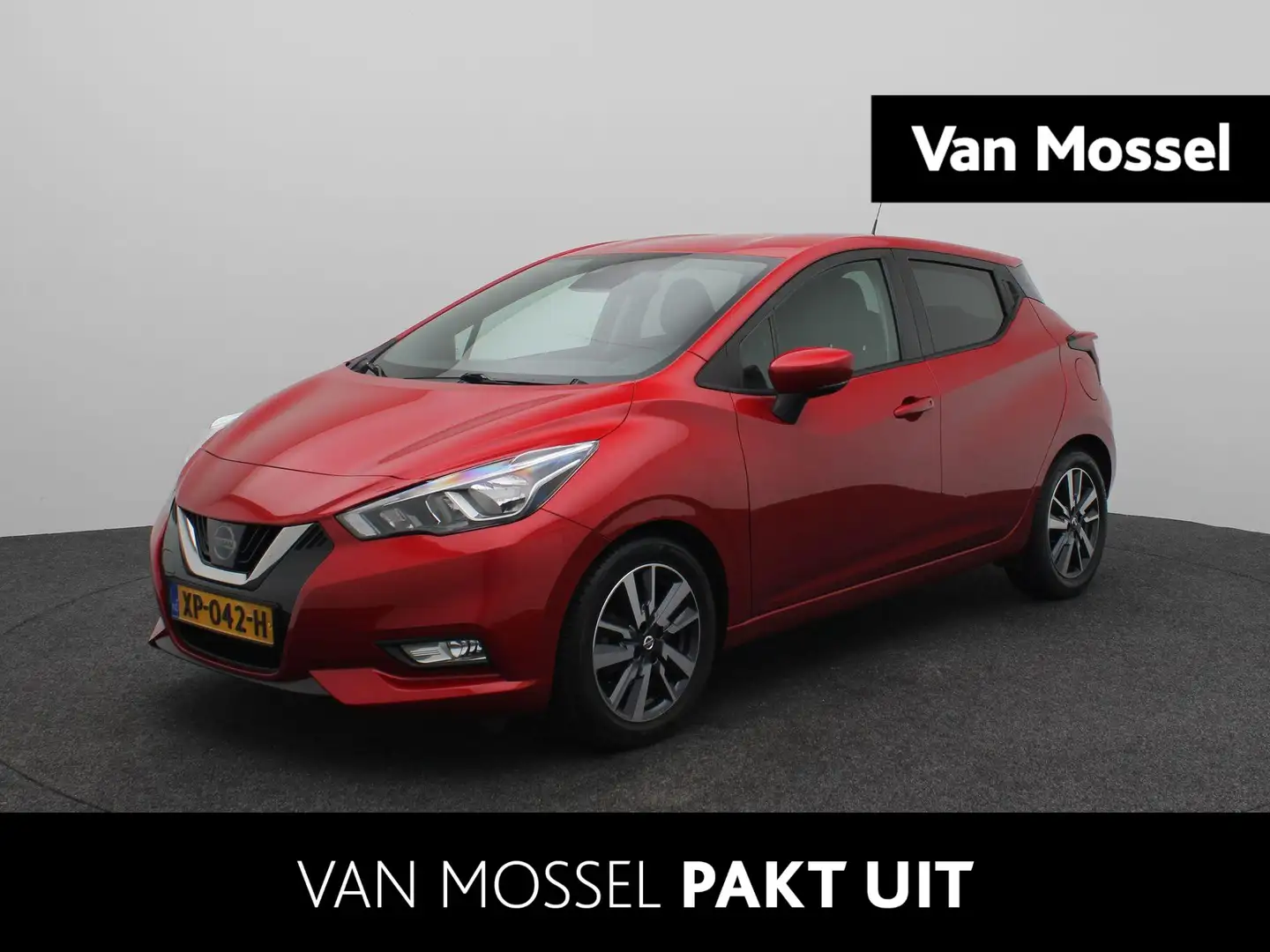 Nissan Micra 1.0 IG-T N-Connecta | Navigatie | Achteruitrijcame Rood - 1