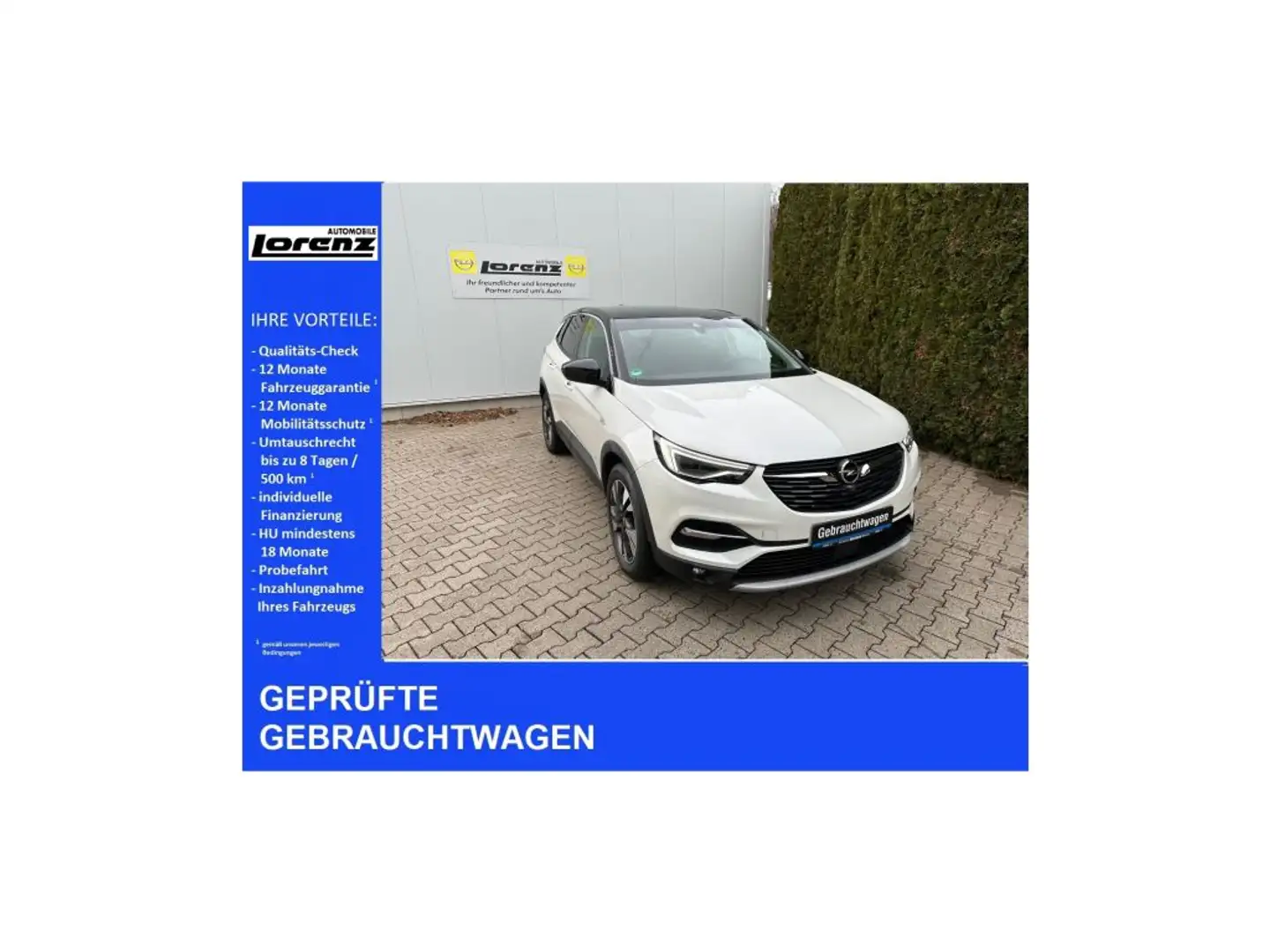 Opel Grandland X 1.2 Start/Stop INNOVATION Weiß - 1