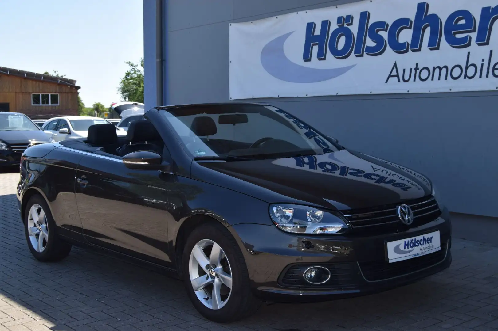 Volkswagen Eos Sport,Navi,Leder,Parks,Sitzh,, Schwarz - 1