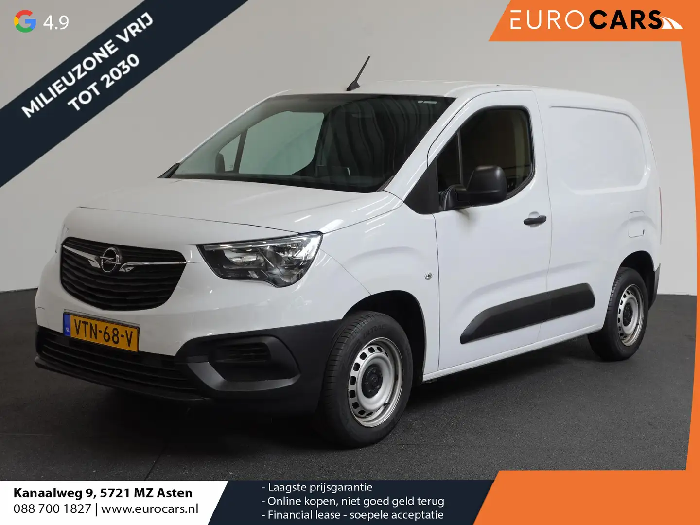 Opel Combo 102pk L1H1 Navi Apple Carplay/Android Auto Trekhaa Blanc - 1