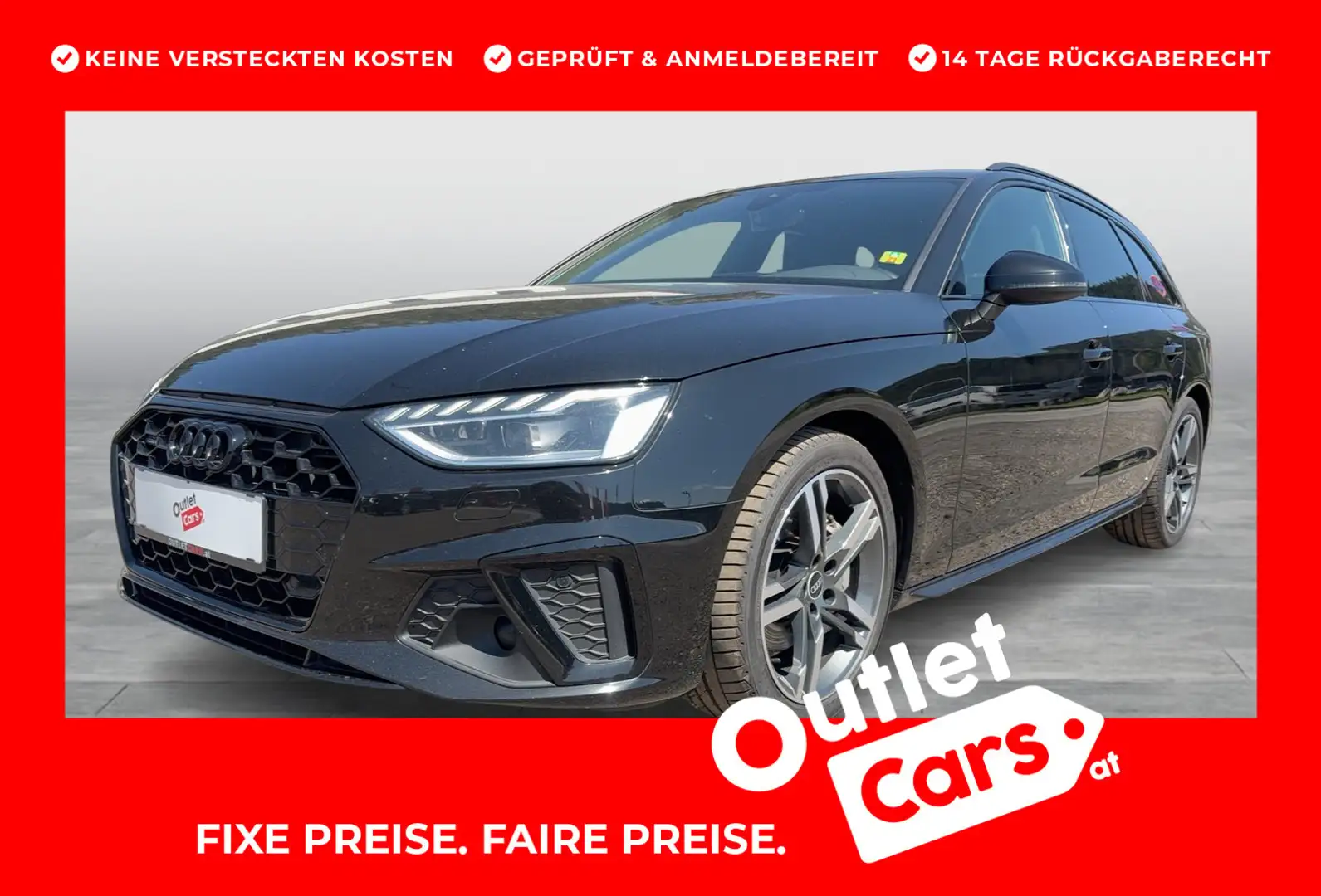 Audi A4 40 TDI quattro S line Nero - 1
