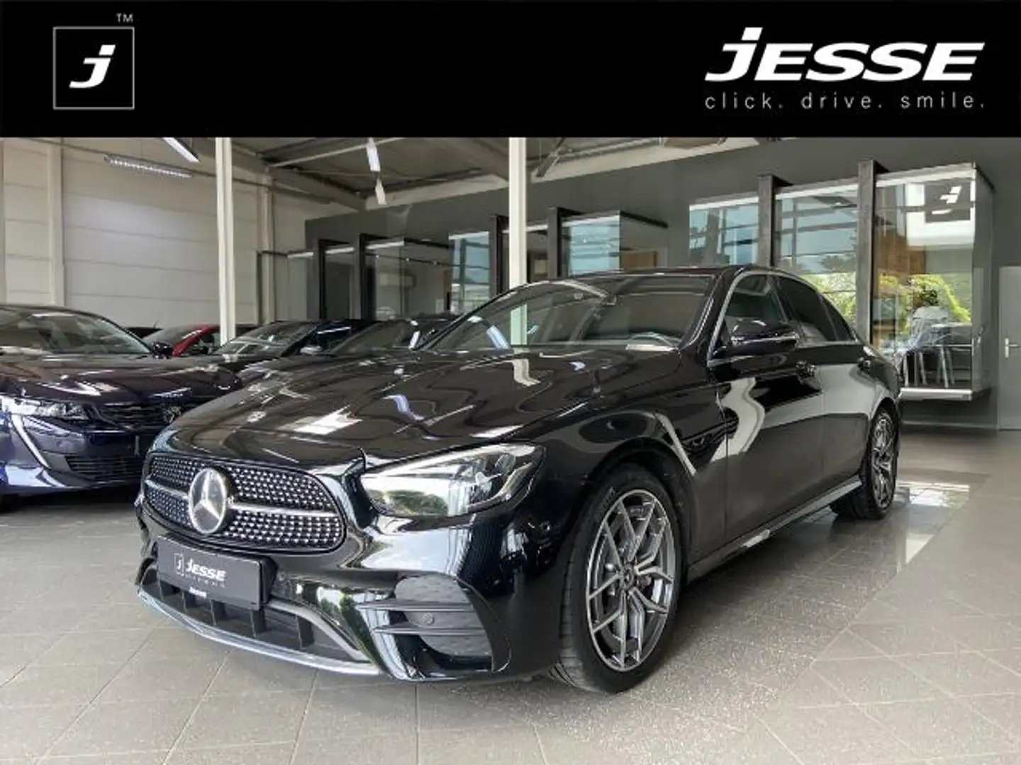 Mercedes-Benz E 400 d AMG MY21 4M LED Pano MBUX RCAM Noir - 1