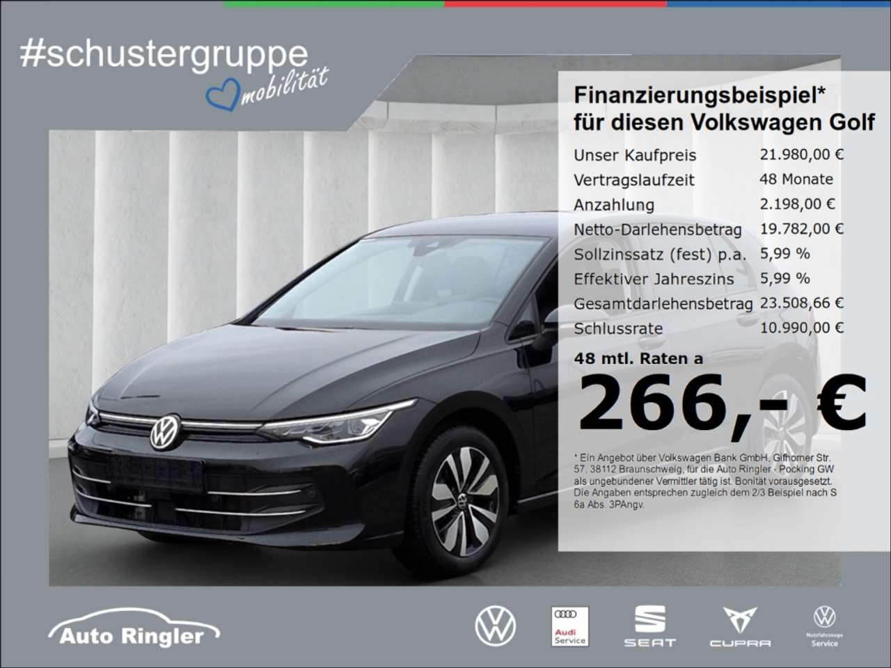 Volkswagen Golf 2025 — VIII GOAL 1.5TSI*AHK LED+ ACC Navi VKZ-Erk