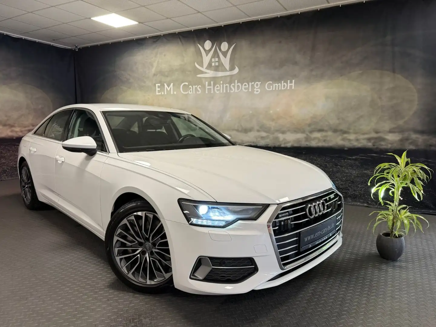 Audi A6 Lim. 50 TFSI e quattro Sport Business AHK 1.H Blanc - 1