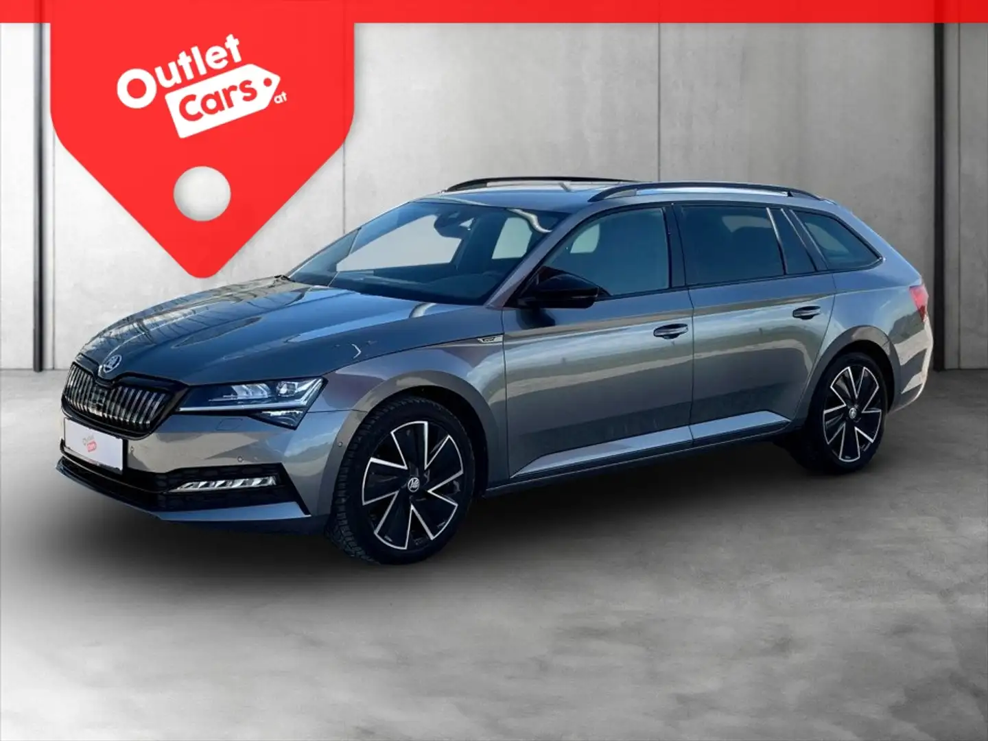 Skoda Superb Combi 1.4 TSI iV Sportline MATRIX+AHK+LED Grau - 1