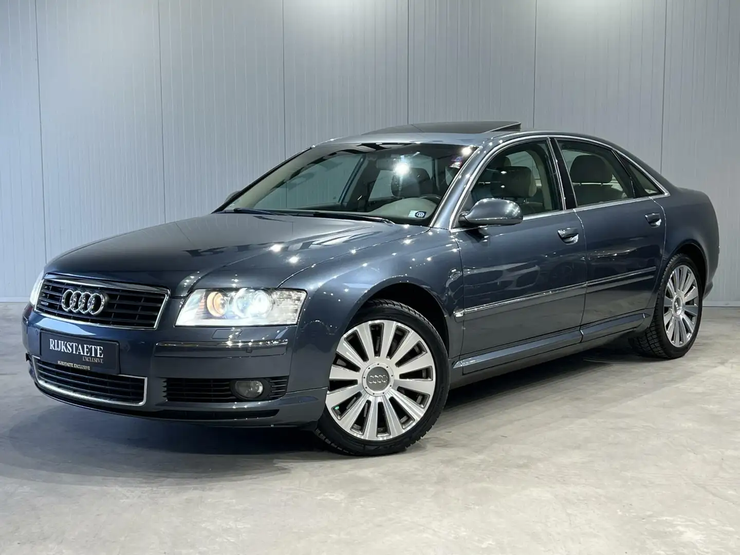Audi A8 4.2 Quattro Pro Line|PANO|BOSE|YOUNGTIMER|LUCHTV. Blauw - 2