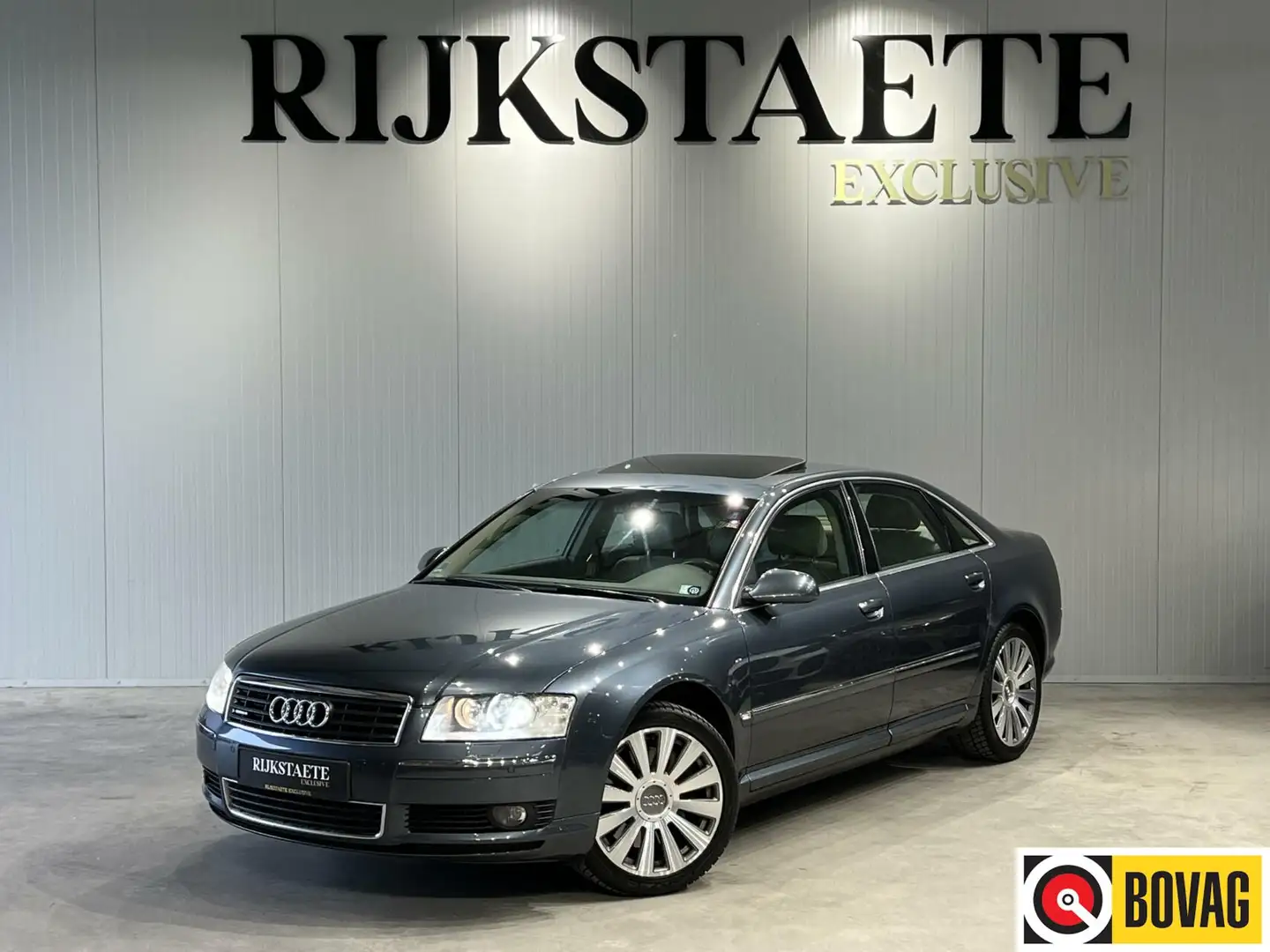 Audi A8 4.2 Quattro Pro Line|PANO|BOSE|YOUNGTIMER|LUCHTV. Blauw - 1