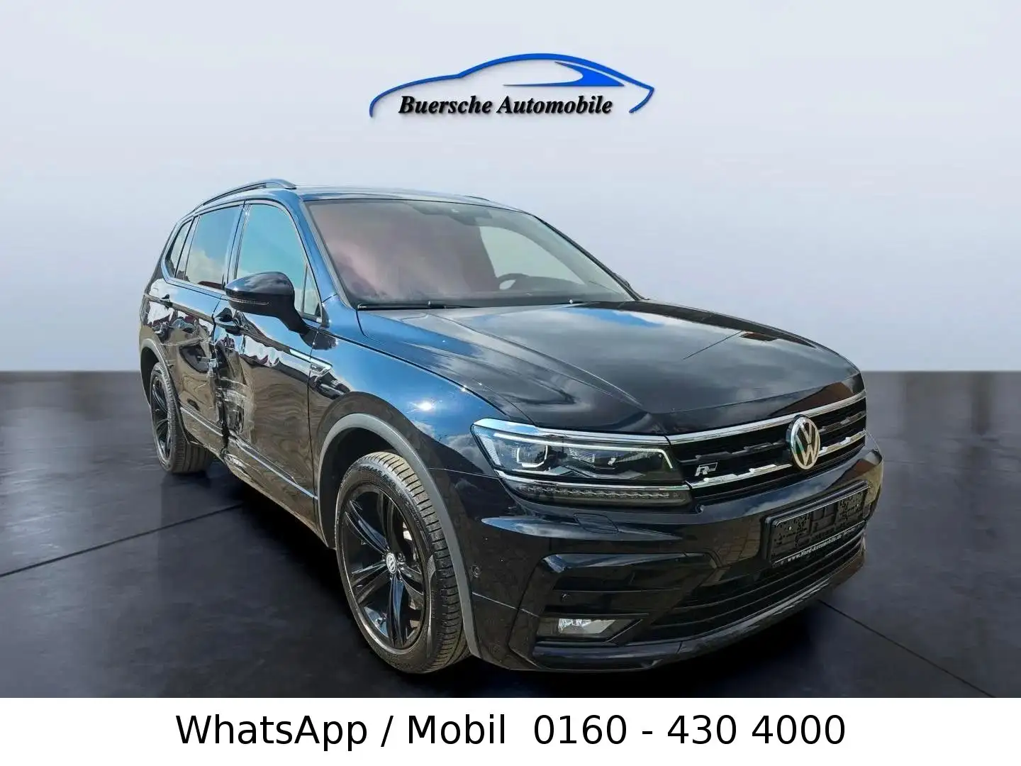 Volkswagen Tiguan Allspace R-Line Highline  7 Sitzer 74 Tkm Nero - 1