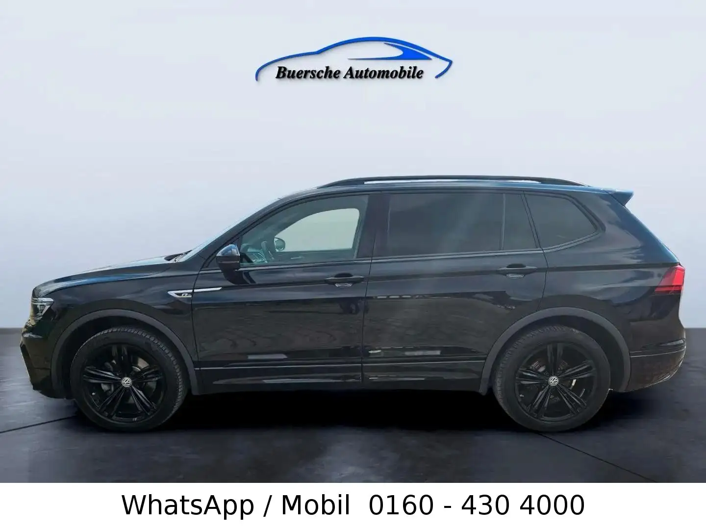Volkswagen Tiguan Allspace R-Line Highline  7 Sitzer 74 Tkm Nero - 2