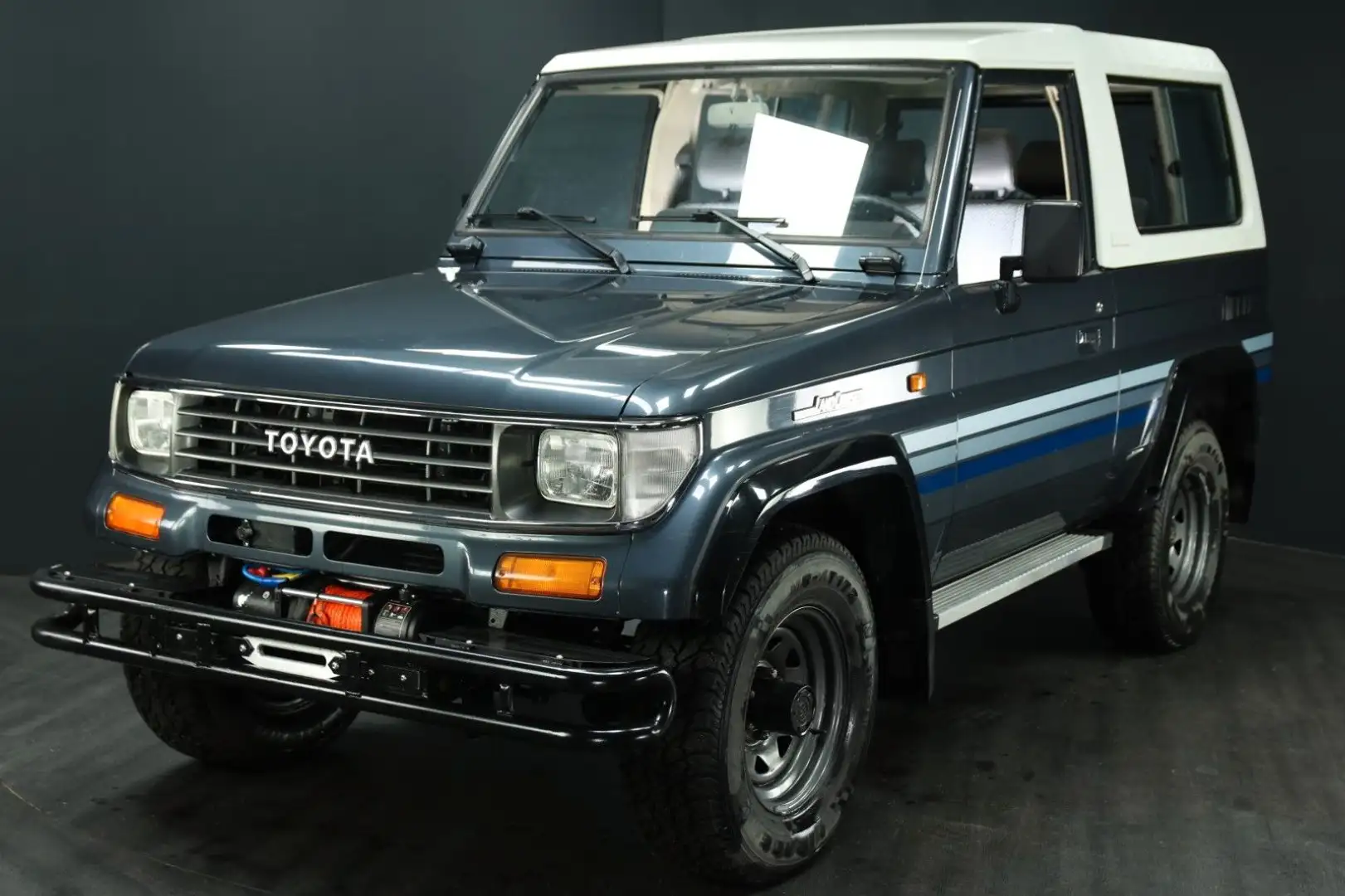 Toyota Land Cruiser LX 3.0 TD|Klima|orig. 49tkm|Winde Modrá - 1