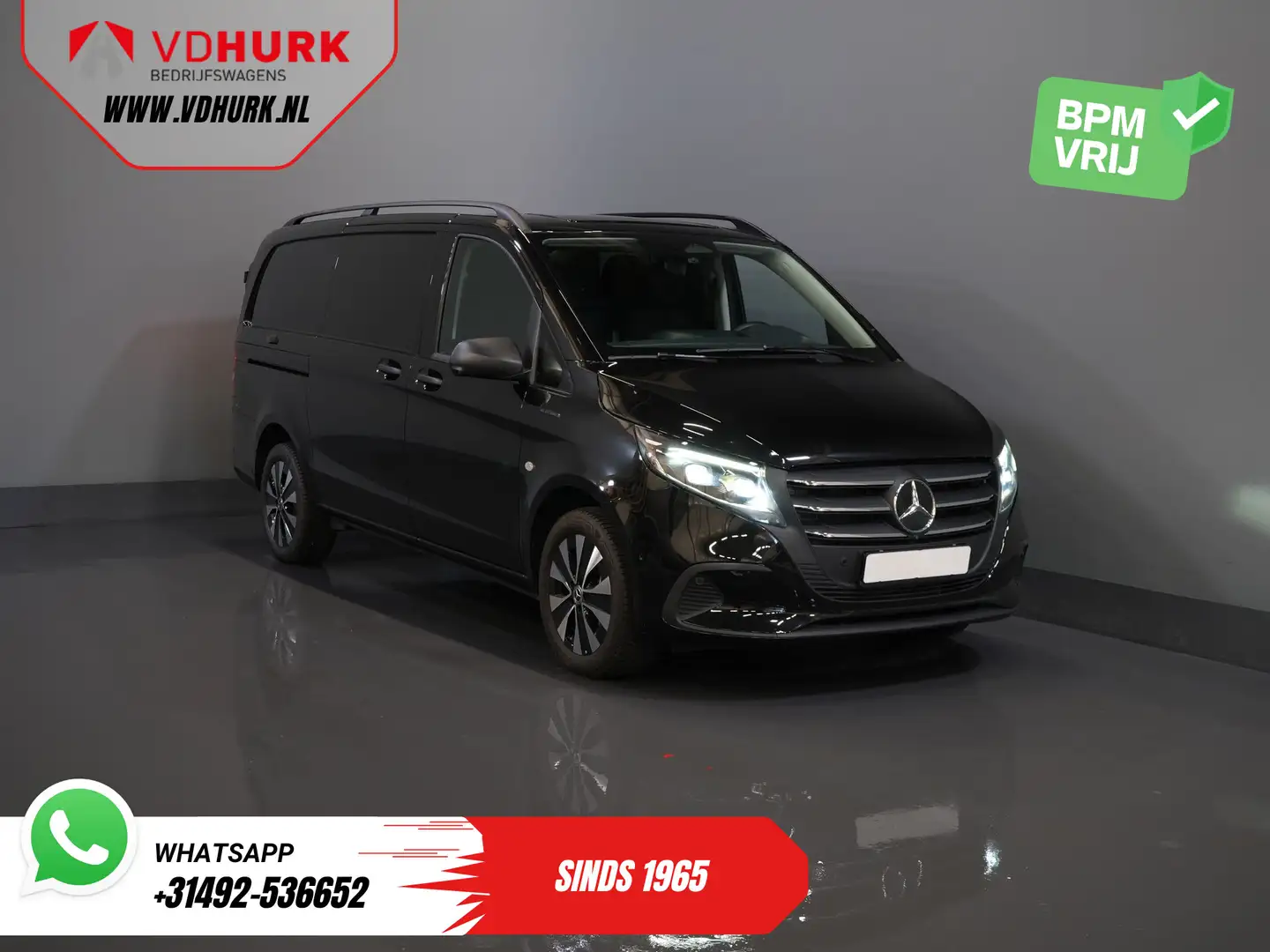 Mercedes-Benz Vito eVito L2 60 kWh 285 km WLTP Snellader/ LED/ Adapt. Noir - 1