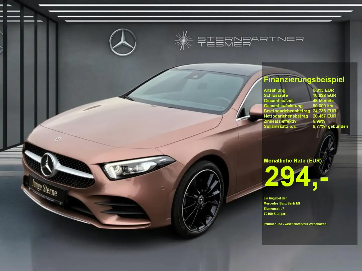 Mercedes-Benz A 250 e AMG Pano 360°AHK Multi-B MBUX Komfort-Fa Gold - 1