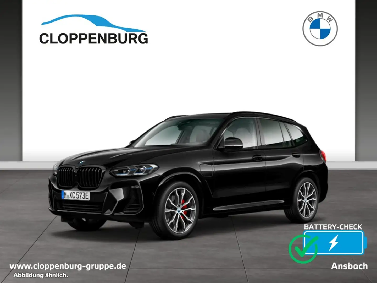 BMW X3 xDrive30e M Sportpaket Head-Up+AHK+Navi+Pano Noir - 1