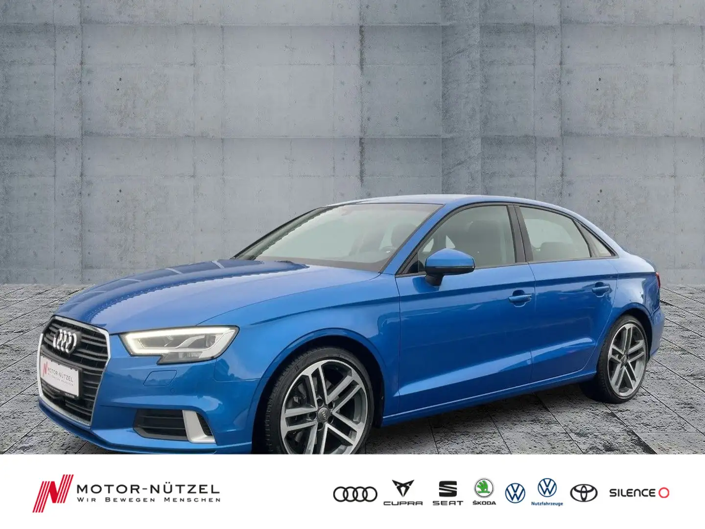 Audi A3 40 TFSI QU SPORT LED+NAV+VC+DAB+B&O Bleu - 1