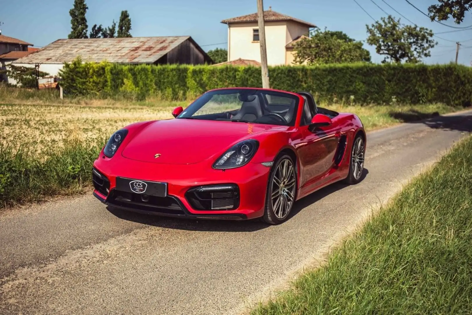 Porsche Boxster III (981) 3.4 330 GTS PDK - Origine Lyon - Pack in Rouge - 1