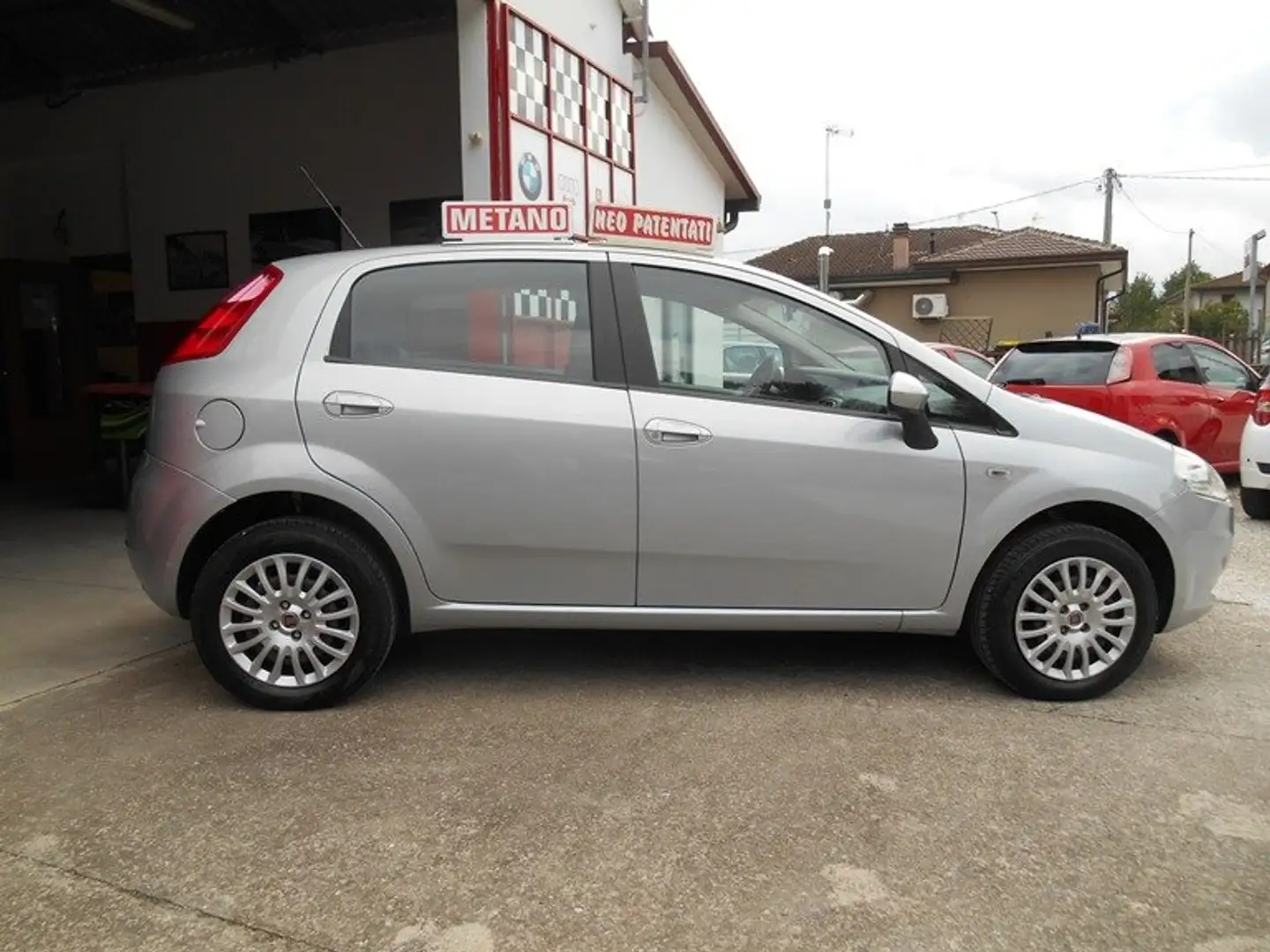 Fiat Grande Punto Grande Punto 5p 1.4 natural power NO BLOCCHI TRAFF Argento - 2