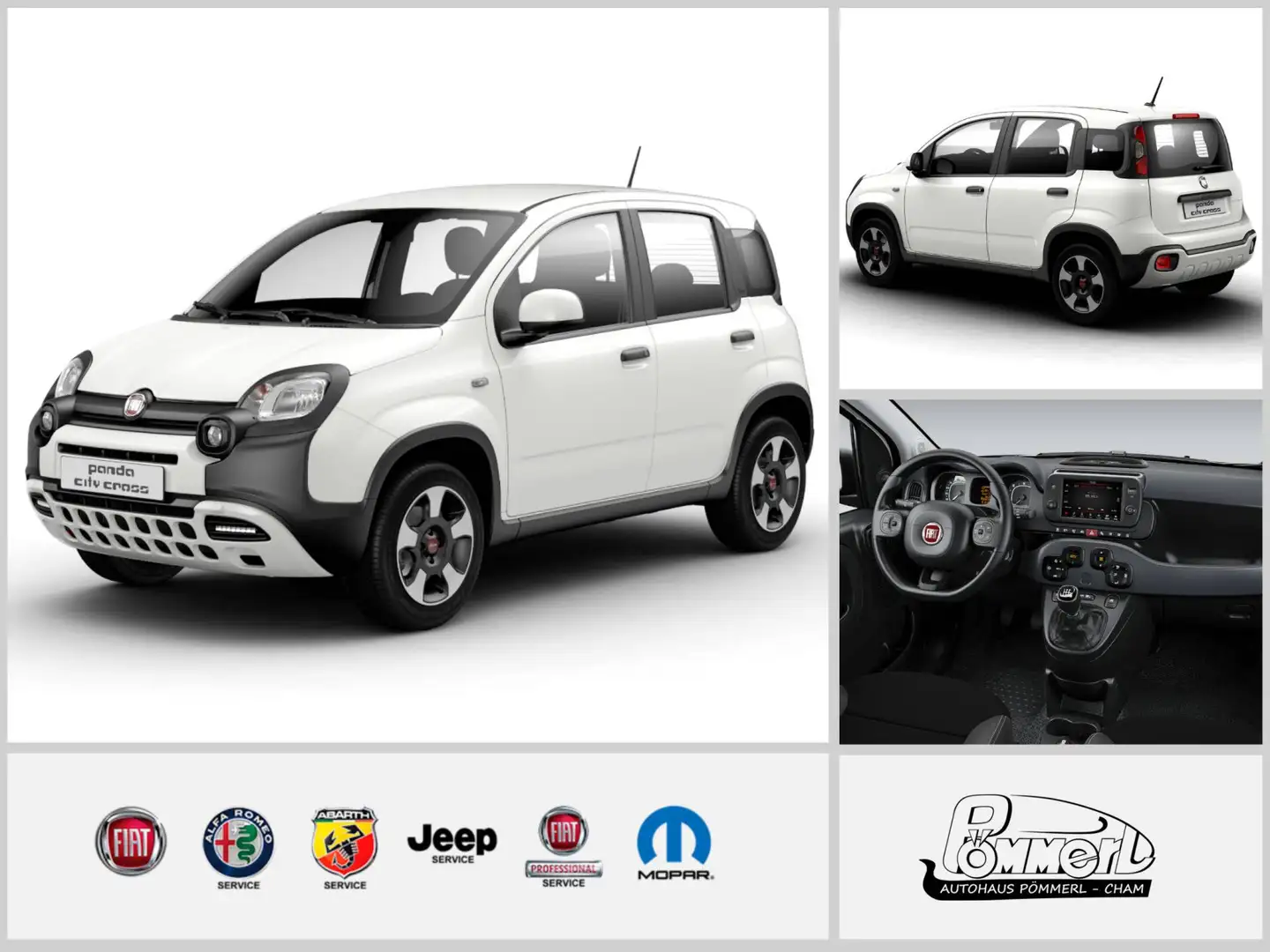 Fiat Panda Cross Hybrid 70 Weiß - 1