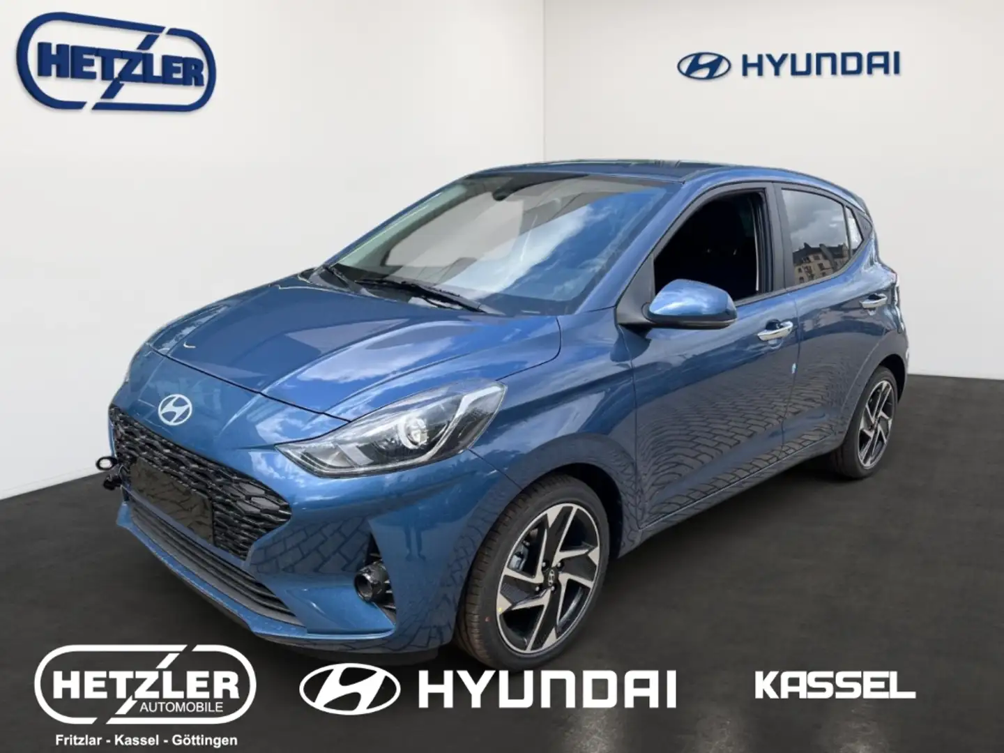 Hyundai i10 Prime 1.2 EU6e Navi Apple CarPlay Android Auto Kli Blau - 1