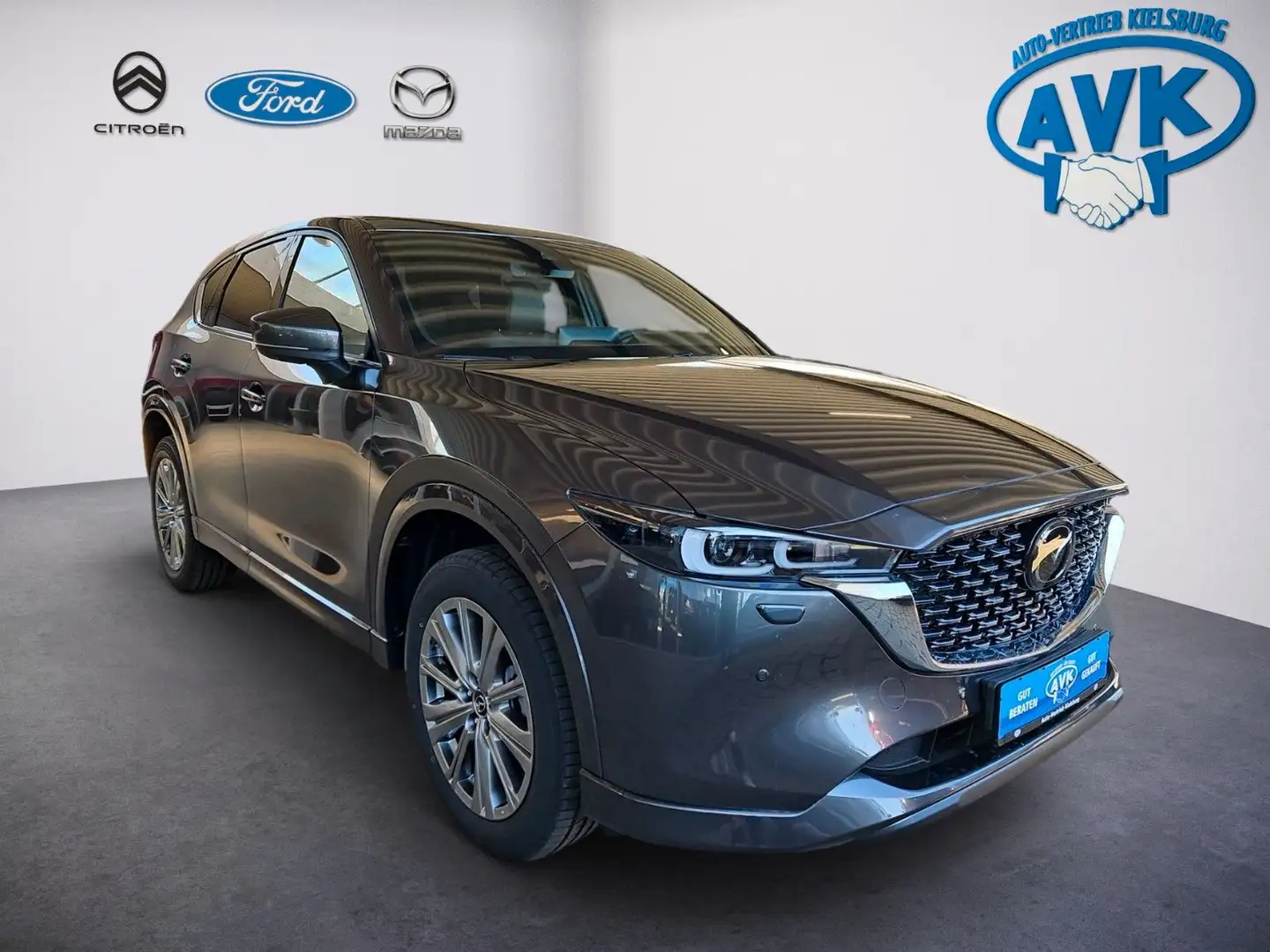 Mazda CX-5 SKYACTIV-G 194 Takumi Aut. AWD 360° ACC Grau - 1