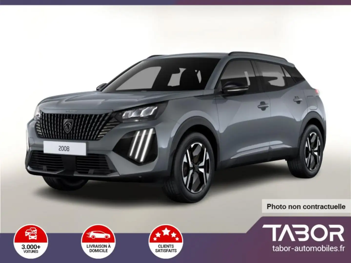 Peugeot 2008 Hybrid145 DSC6 Allure GPS ADML ACC Gris - 1
