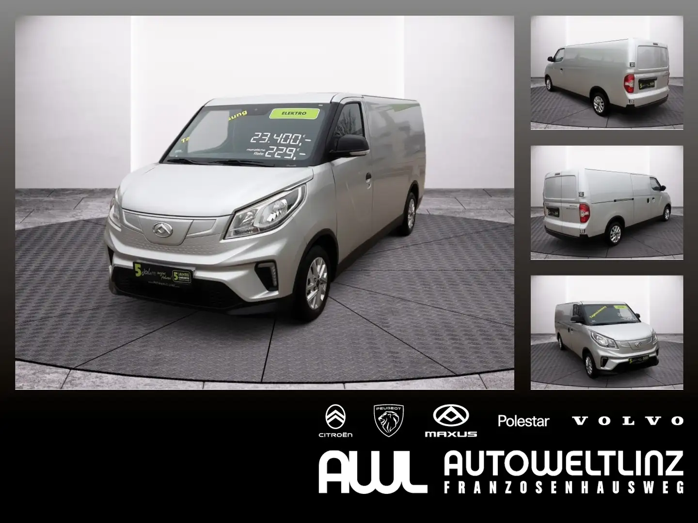 Maxus eDeliver 3 50 kWh L2 NETTO EUR 18.500,-- Silber - 1