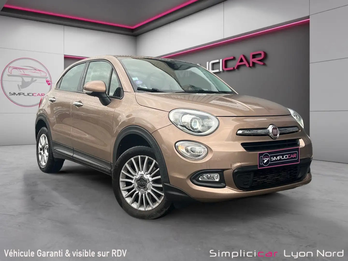 Fiat 500X 500X 1.4 MultiAir 140 ch Lounge Beige - 1